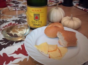 Hugel Wine and Cheese