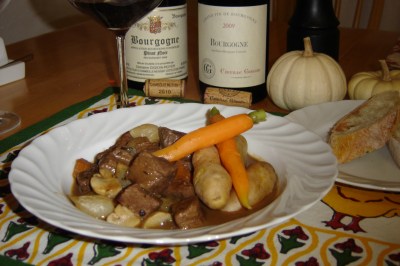 Beef Bourguignon & Burgundy Wine
