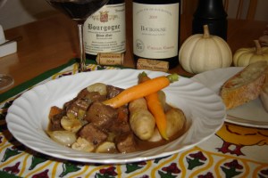 Beef Bourguignon & Burgundy Wine