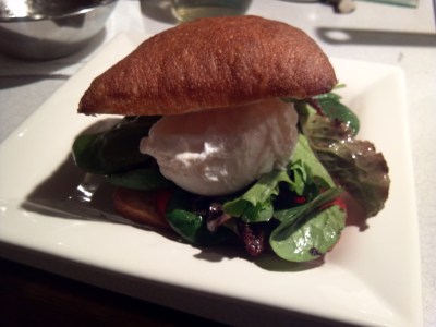 salad lyonnaise sandwich